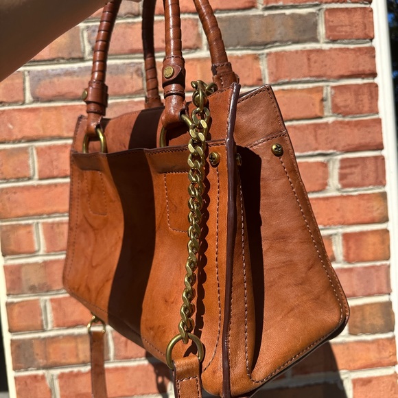Frye brown 2 way Leather Bag - Picture 4 of 6
